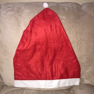 XL Santa hat decor 17” x 23” damaged